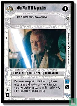 Obi-Wan With Lightsaber