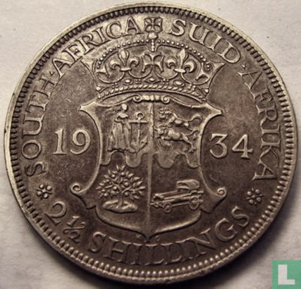 Afrique du Sud 2½ shillings 1934 - Image 1