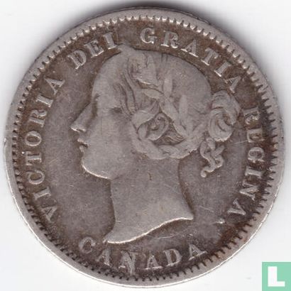 Canada 10 cents 1871 (avec H) - Image 2