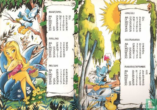 Het Stripschap seizoenenkalender 1987-1988 - Image 2