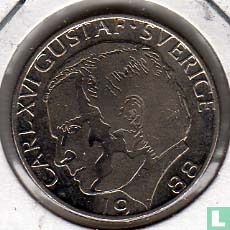 Suède 1 krona 1988 - Image 1
