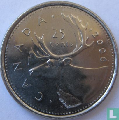 Canada 25 cents 2006 (met muntteken) - Afbeelding 1
