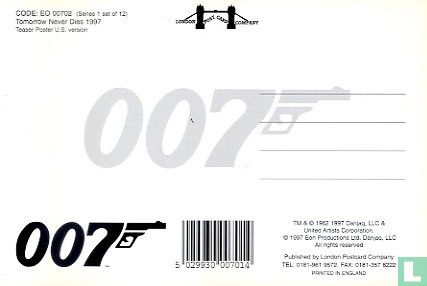 EO 00702 - Tomorrow Never Dies - Teaser Poster US-version - Afbeelding 2
