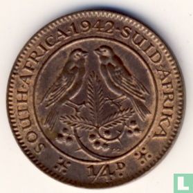 South Africa ¼ penny 1942 - Image 1