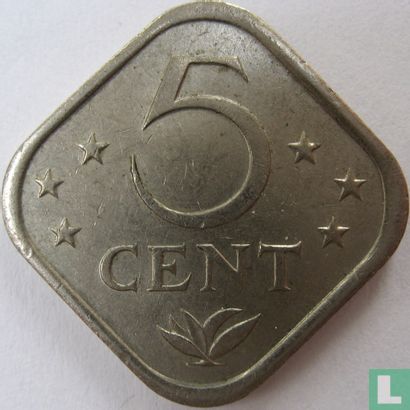 Antilles néerlandaises 5 cent 1981 - Image 2