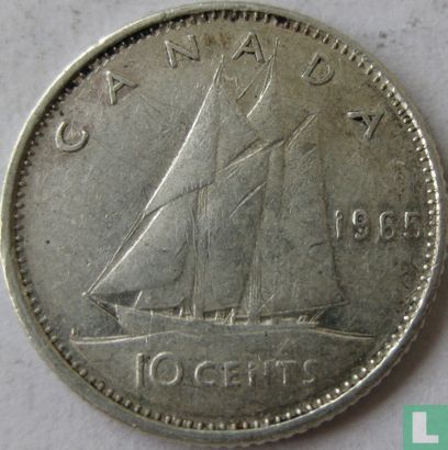 Canada 10 cents 1965 - Image 1