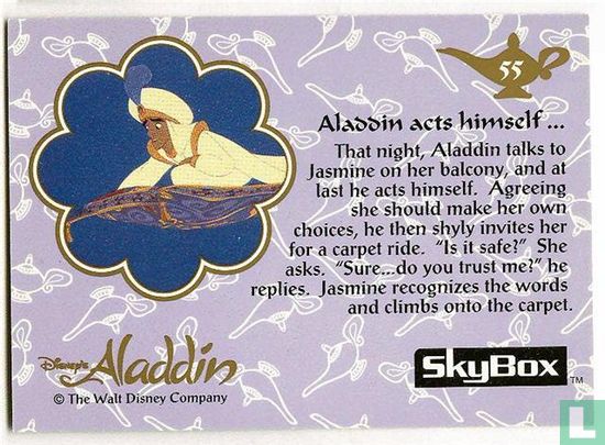 Aladdin acts himself ... - Afbeelding 2