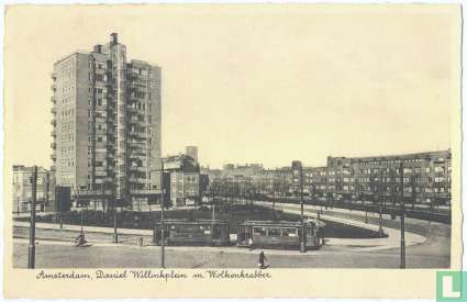 Amsterdam - Daniel Willinkplein m. Wolkenkrabber