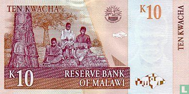 Malawi 10 Kwacha 1997 - Afbeelding 2