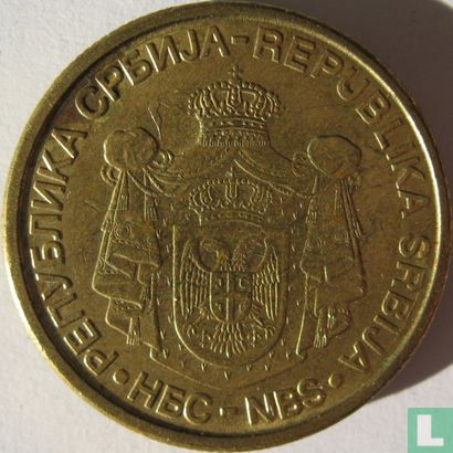 Serbien 1 Dinar 2005 - Bild 2