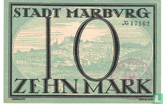 Marburg 10 Mark - Image 1