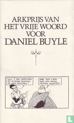 Arkprijs van het vrije woord voor Daniel Buyle - Afbeelding 1