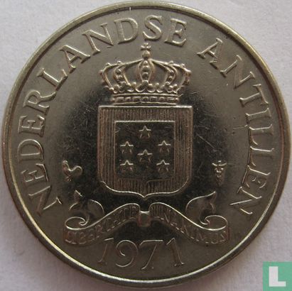 Antilles néerlandaises 25 cent 1971 - Image 1