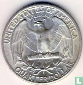 États-Unis ¼ dollar 1944 (S) - Image 2