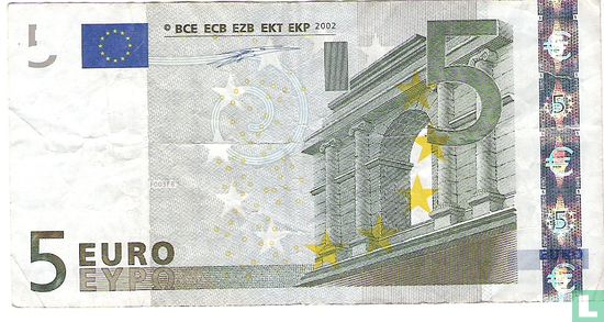 Eurozone 5 Euro N-F-Du - Image 1
