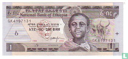 Éthiopie 1 Birr - Image 1