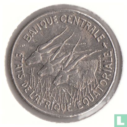 Äquatorialafrikanische Staaten 100 Franc 1966 - Bild 2