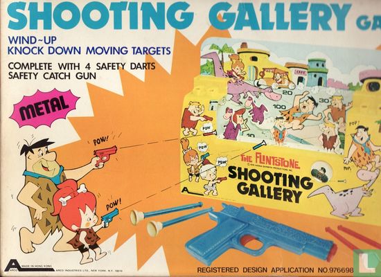 Flintstone shooting gallery game