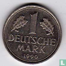 Germany 1 mark 1990 (J) - Image 1
