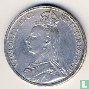 Verenigd Koninkrijk 1 crown 1892 - Afbeelding 2