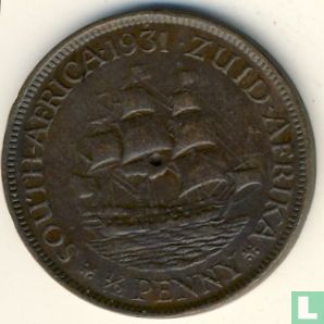 Zuid-Afrika ½ penny 1931 - Afbeelding 1