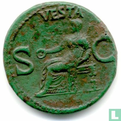 Romeinse Keizerrijk 1 as ND (37-38) - Afbeelding 1