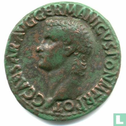 Romeinse Keizerrijk 1 as ND (37-38) - Afbeelding 2