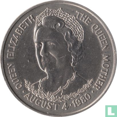 Tristan da Cunha 25 pence 1980 "80th Birthday of Queen Mother" - Image 1