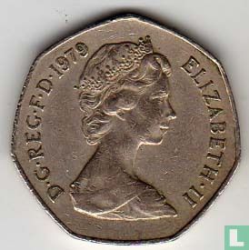Verenigd Koninkrijk 50 new pence 1979 - Afbeelding 1
