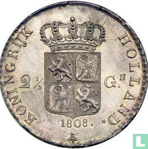 Nederland 2½ gulden 1808 - Afbeelding 1