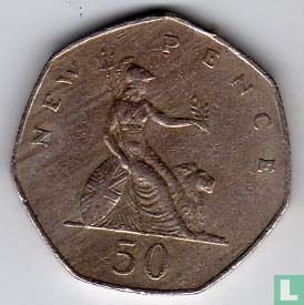 Verenigd Koninkrijk 50 new pence 1979 - Afbeelding 2
