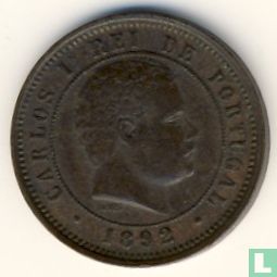 Portugal 5 réis 1892 - Afbeelding 1