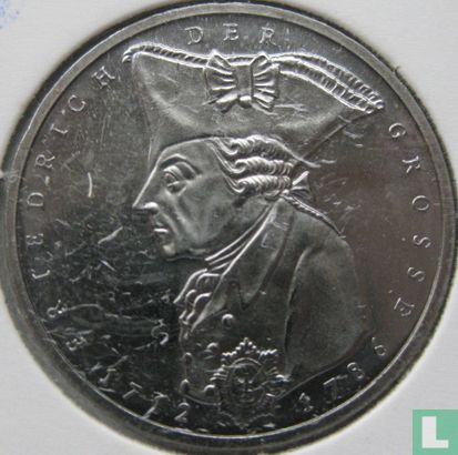 Duitsland 5 mark 1986 "200th anniversary Death of Frederick II the Great" - Afbeelding 2