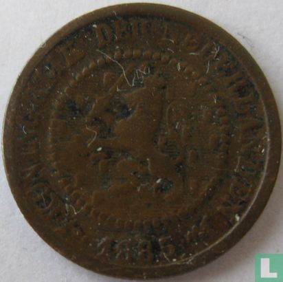 Nederland ½ cent 1885 - Afbeelding 1