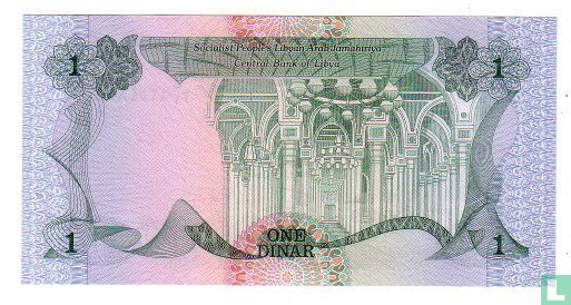 Libië 1 Dinar   - Afbeelding 2