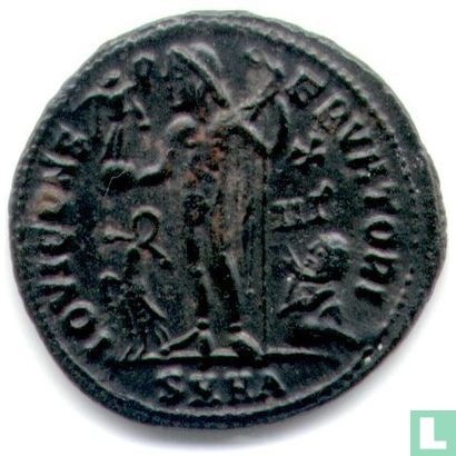 Romeinse Keizerrijk Heraclea AE3 Kleinfollis van Keizer Licinius II 321-324 - Afbeelding 1