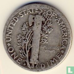 Vereinigte Staaten 1 Dime 1929 (D) - Bild 2