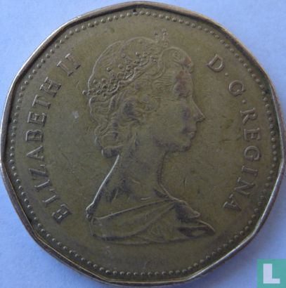 Canada 1 dollar 1988 - Image 2