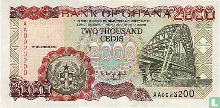 Ghana 2.000 Cedis 1996 - Afbeelding 1