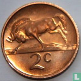 Zuid-Afrika 2 cents 1971 - Afbeelding 2
