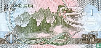 North Korea 1 Won - Image 2