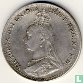 Verenigd Koninkrijk 3 pence 1890 - Afbeelding 2