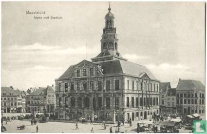Maastricht Markt met Stadhuis