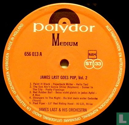 James Last Goes Pop 2 - Afbeelding 3