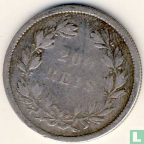 Portugal 200 réis 1862 - Afbeelding 2