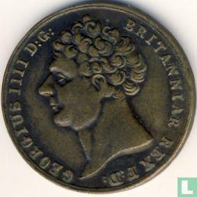 Verenigd Koninkrijk 1 crown 1823 - Image 2