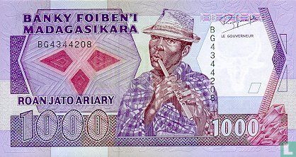 Madagascar 1000 Francs  - Afbeelding 1