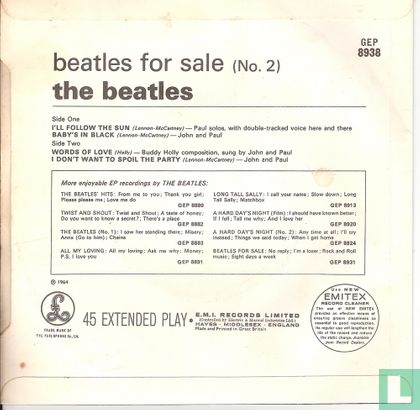 Beatles for Sale No 2. - Image 2