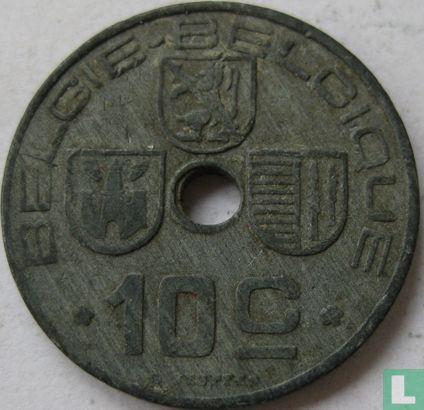 Belgique 10 centimes 1943 (NLD-FRA) - Image 2
