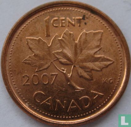 Canada 1 cent 2007 (staal bekleed met koper) - Afbeelding 1